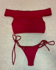 bikini brazilia rojo